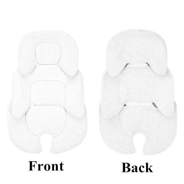 Baby Stroller Cushion Car Seat Insert Baby Head Neck Support Pillow Mattress Breathable Mesh Liner Mat Pram Thermal Mattress