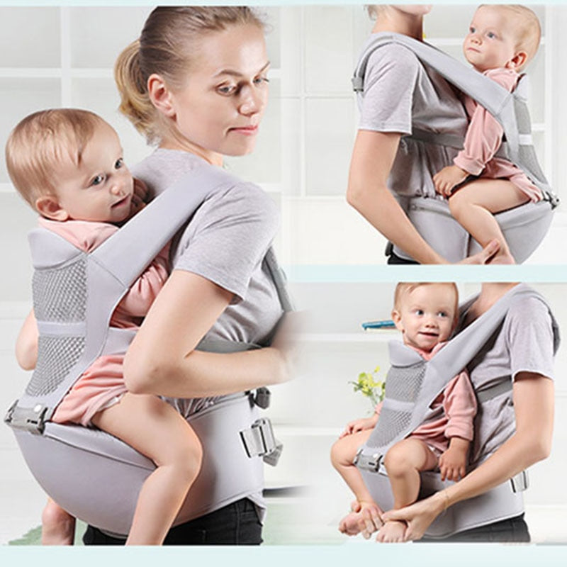 ON the GoBaby Carrier Backpack With Hip Seat 0-48 Months