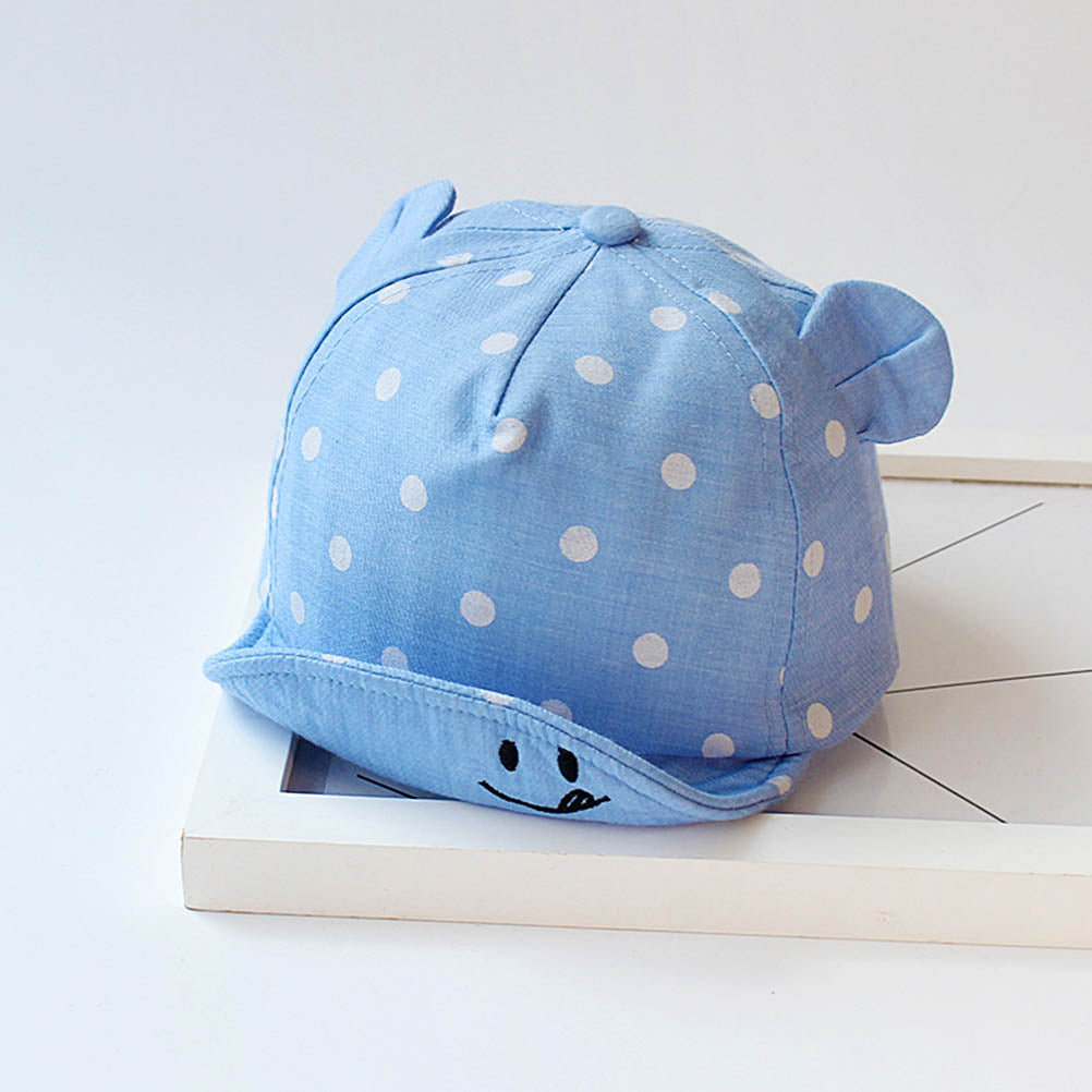 sun dot smiles polka dot hat