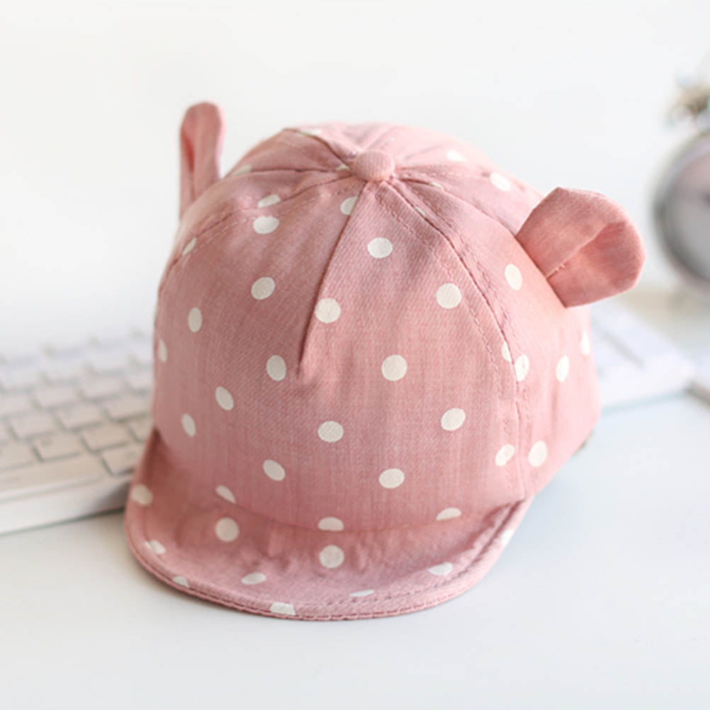 sun dot smiles polka dot hat