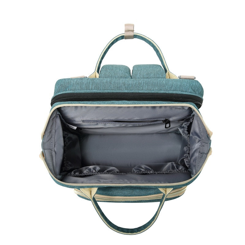 Fashion New Diaper Bags Backpack Multifunctional Foldable Baby Bed Crib Bag Large Capacity Stroller Bag Insulation Nursing
