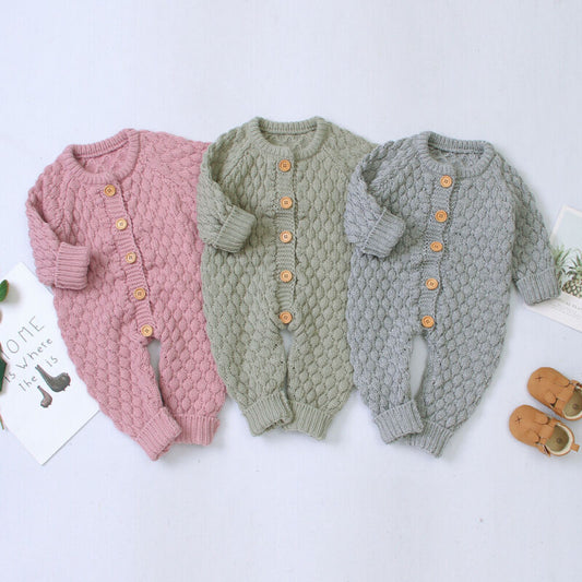 Winter Infant Baby Girl Boy Warm Clothes Knitted