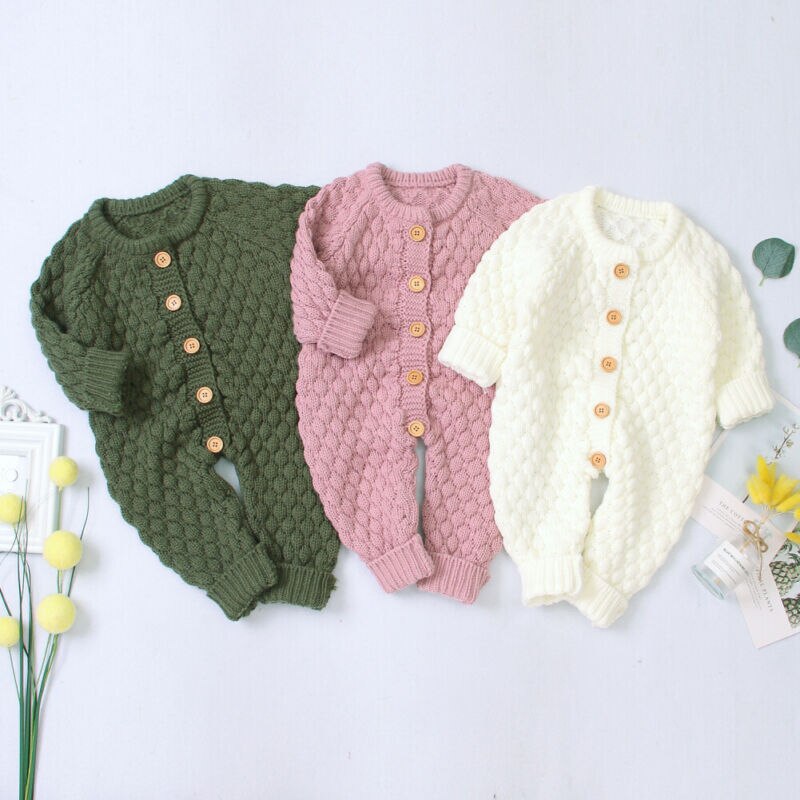 Winter Infant Baby Girl Boy Warm Clothes Knitted