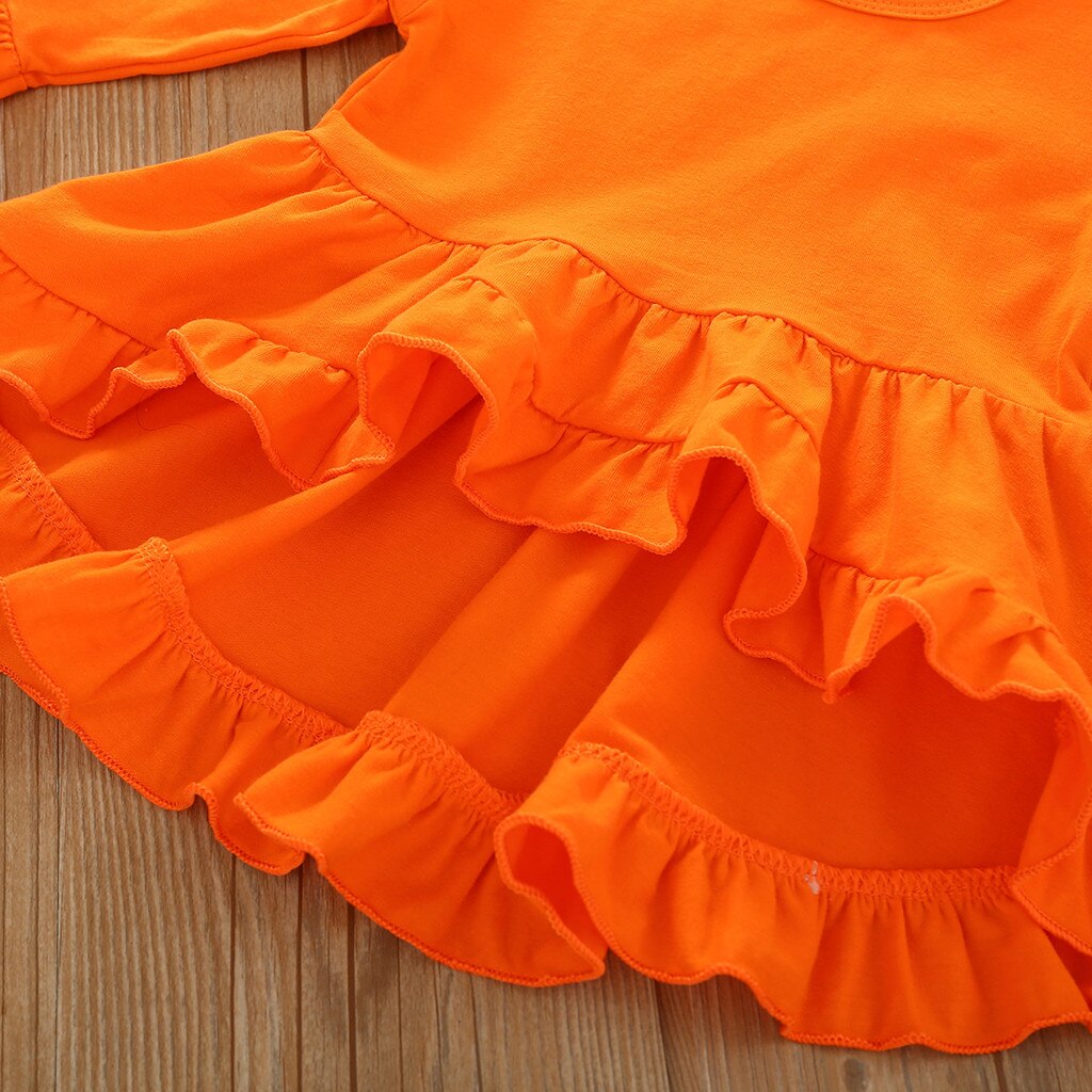 Pumpkin patch long sleeved Tails Dress