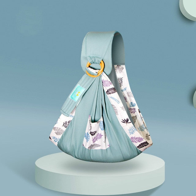 Cotton Wrap Sling Carrier Newborn Safety Ring Baby Carrier Comfortable Infant Kangaroo Bag