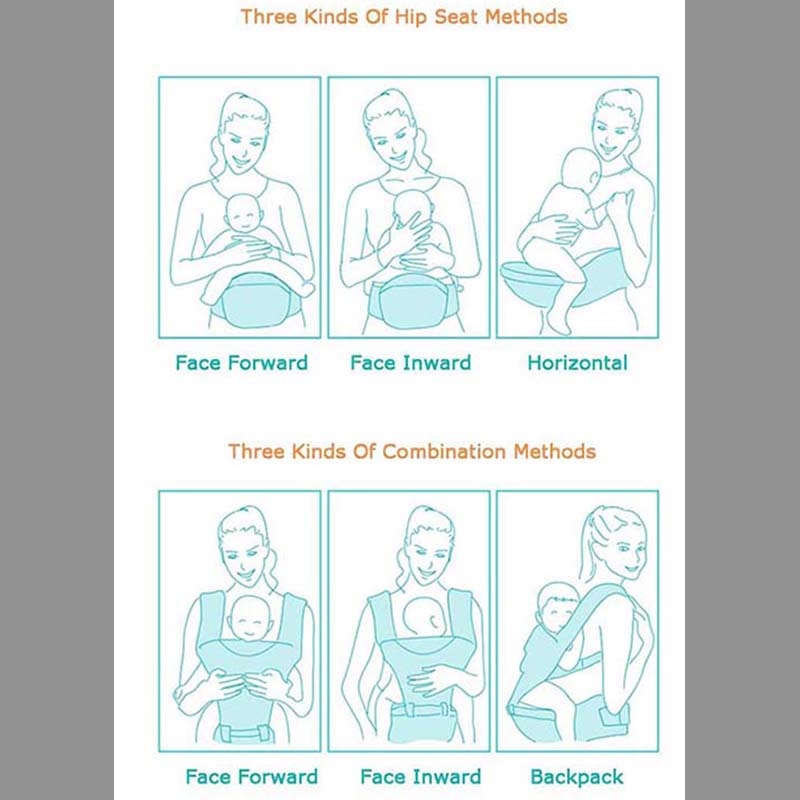 ON the GoBaby Carrier Backpack With Hip Seat 0-48 Months