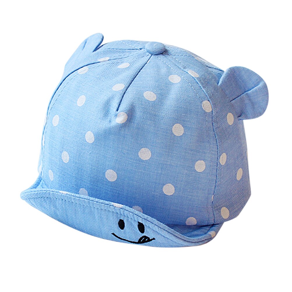 sun dot smiles polka dot hat