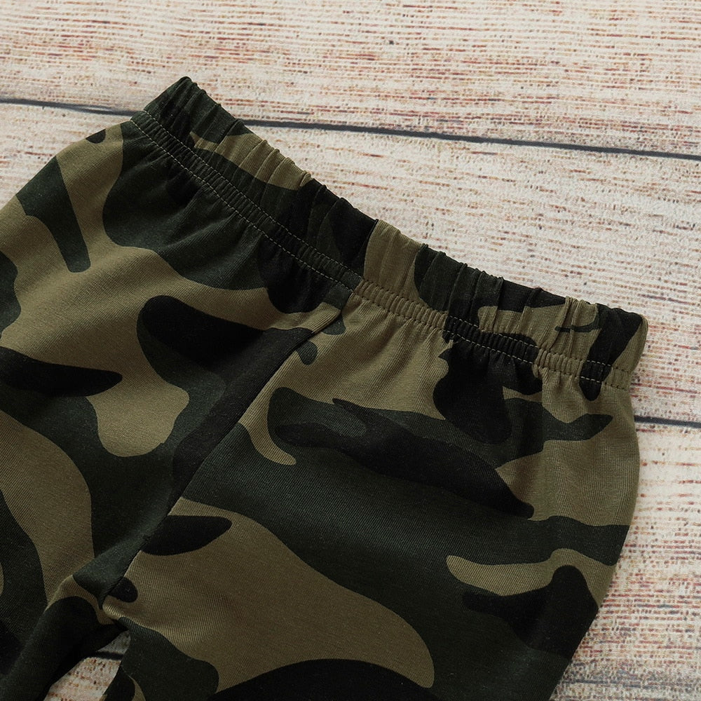 "ladies i have arrived" 3pcs camo outfit