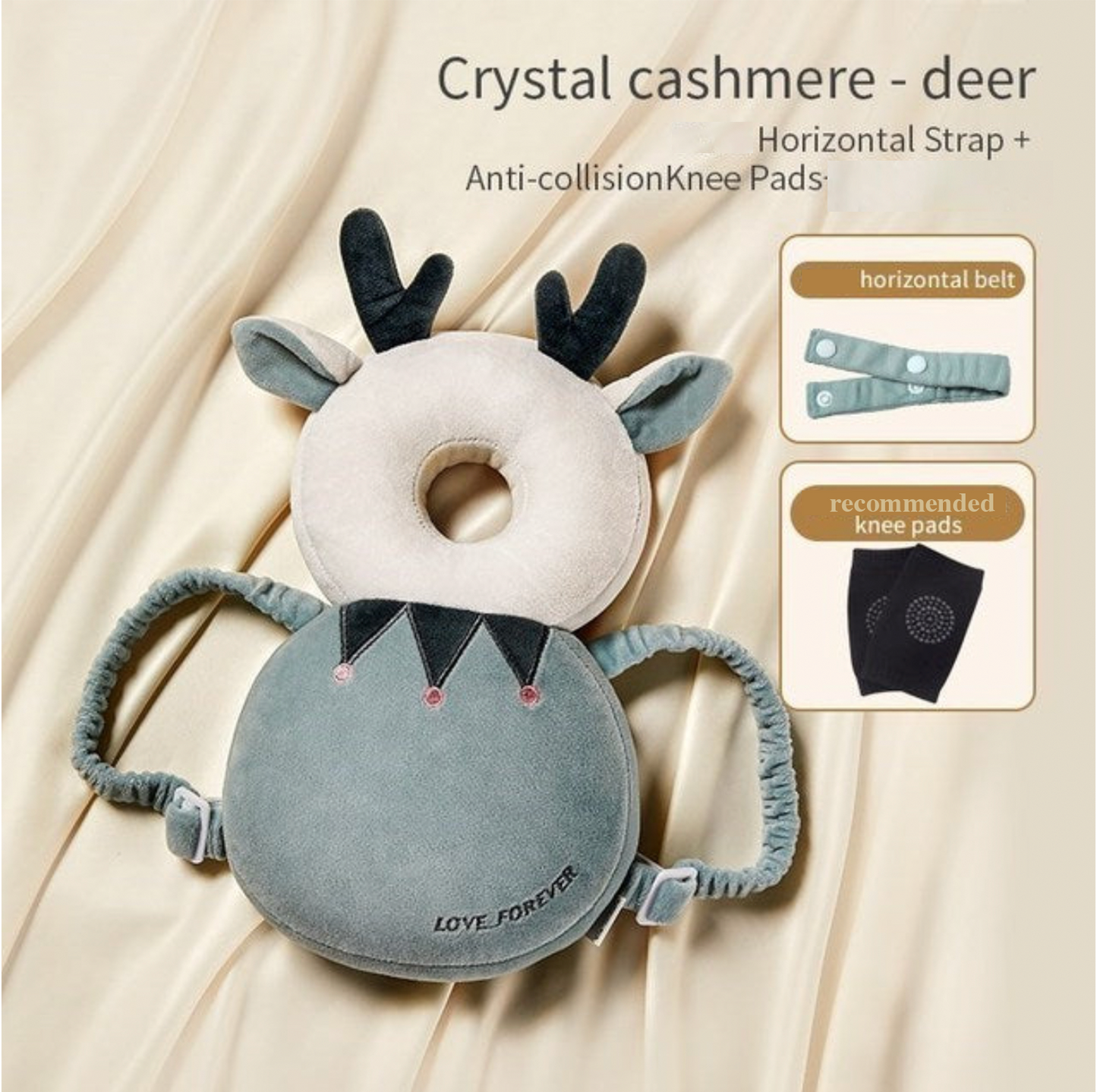 Baby Head Protection Headrest Security Pillows for todlders & newborns(knee pads not included)