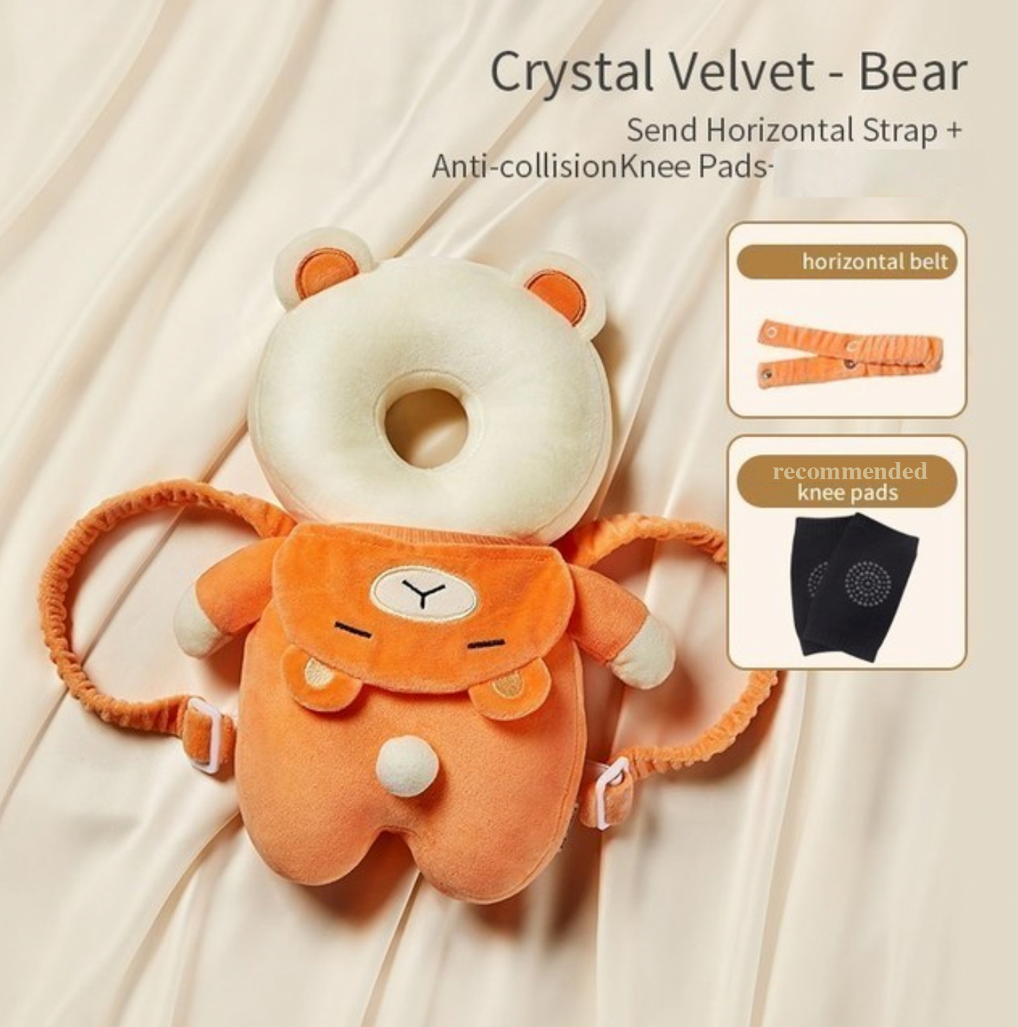 Baby Head Protection Headrest Security Pillows for todlders & newborns(knee pads not included)