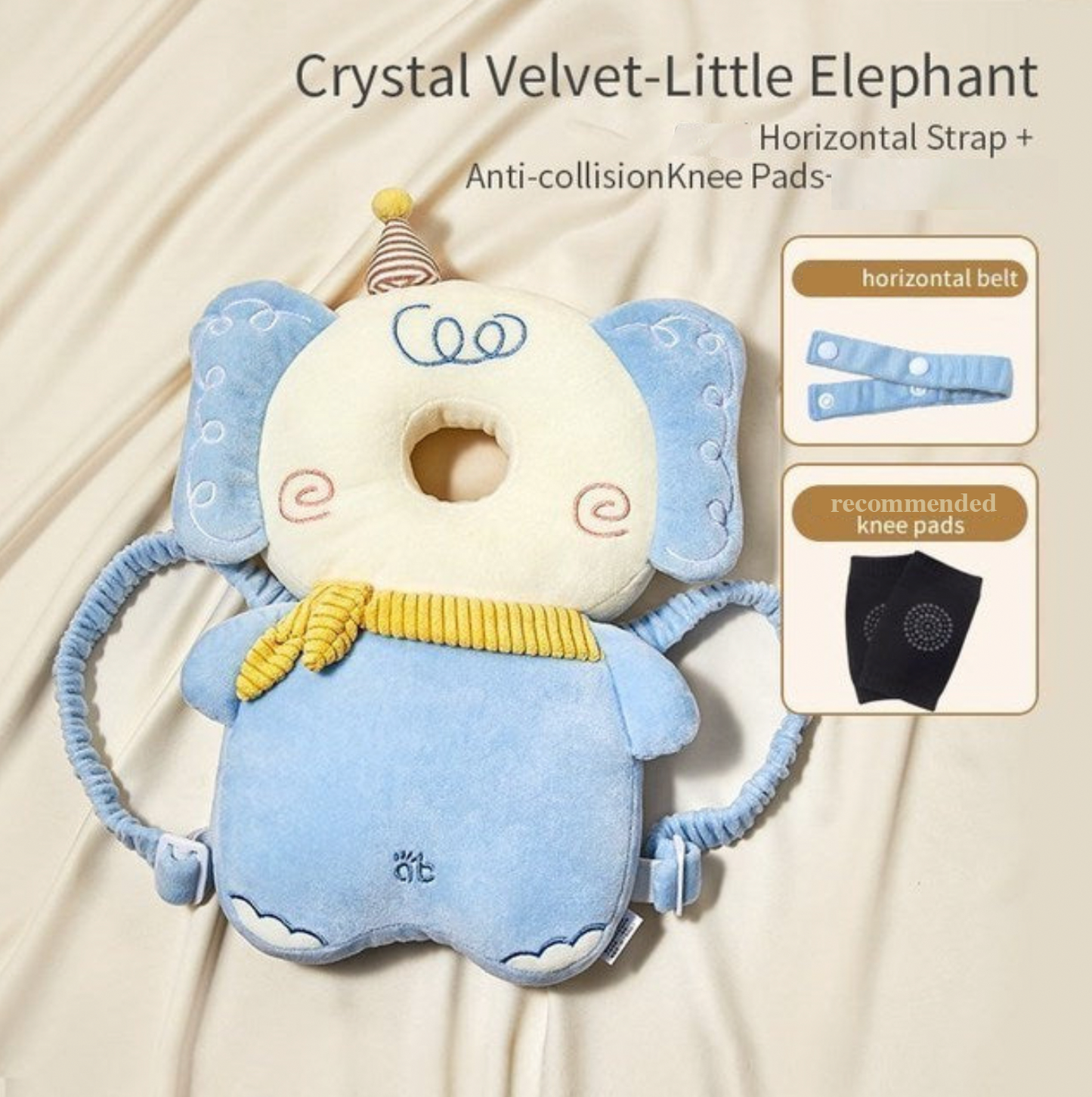 Baby Head Protection Headrest Security Pillows for todlders & newborns(knee pads not included)