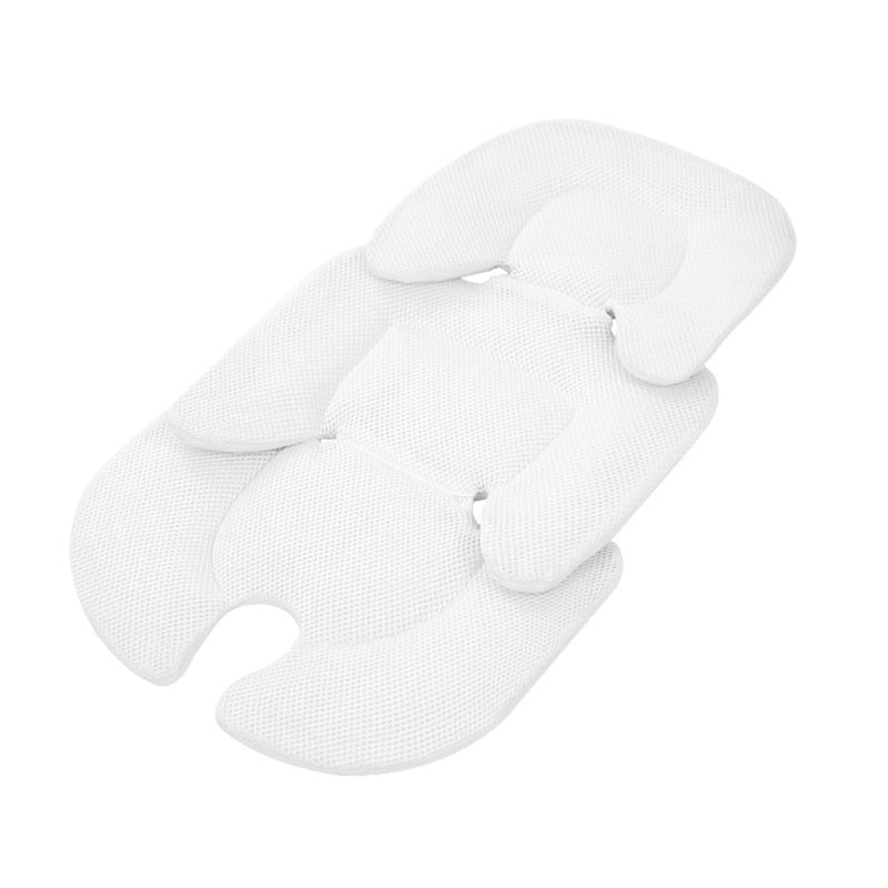 Baby Stroller Cushion Car Seat Insert Baby Head Neck Support Pillow Mattress Breathable Mesh Liner Mat Pram Thermal Mattress