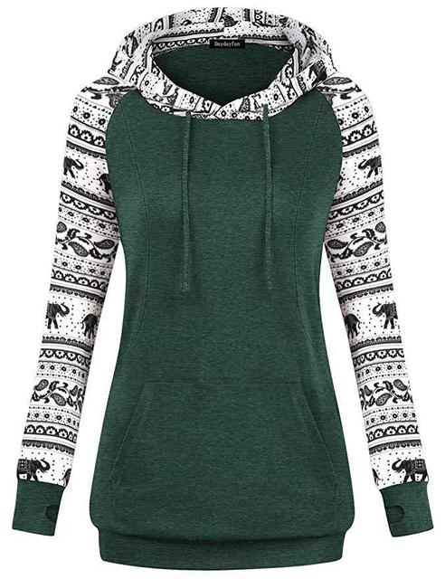 Autumn Winter long sleeve hoodie Plus Size