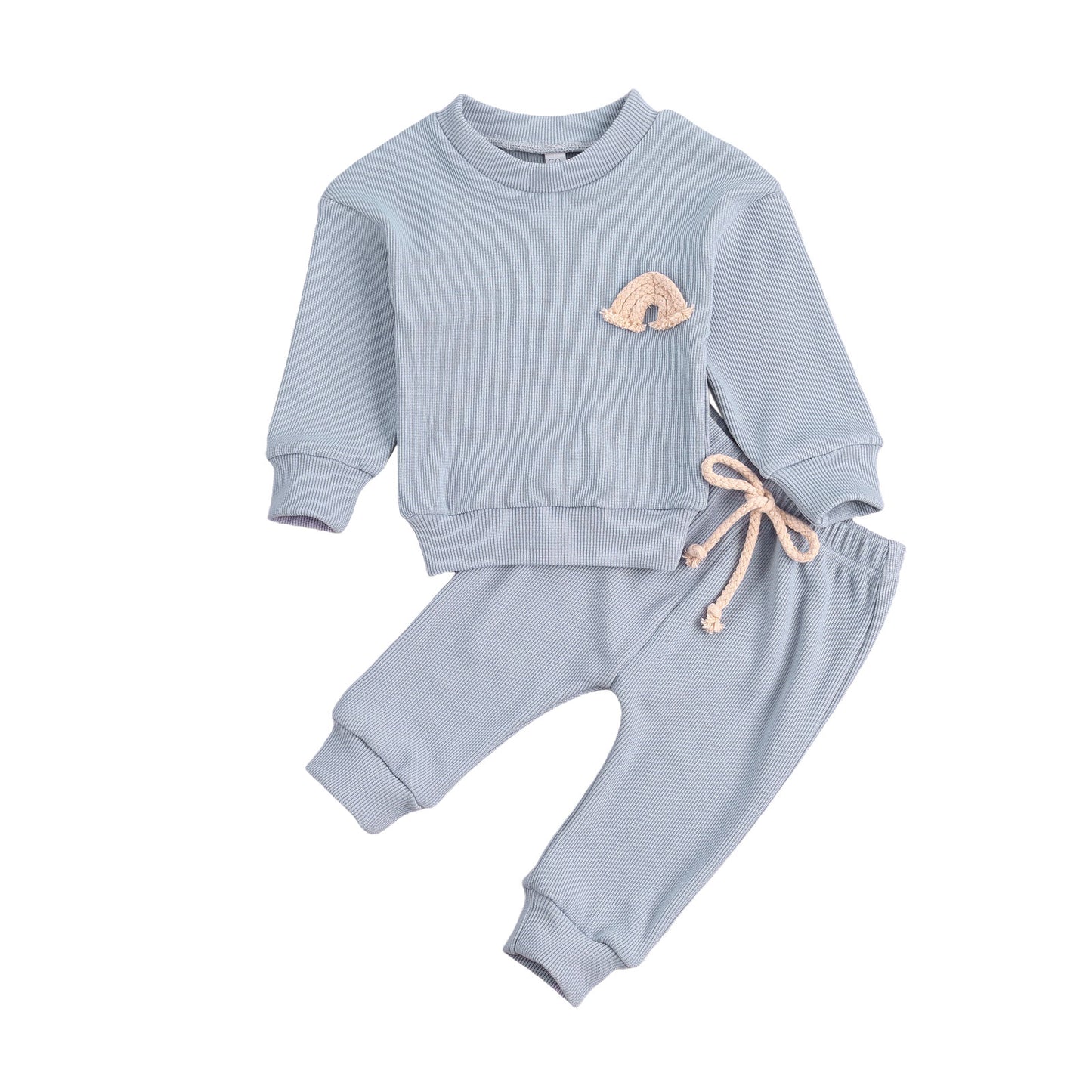 Rainbow skies long sleeve jumper