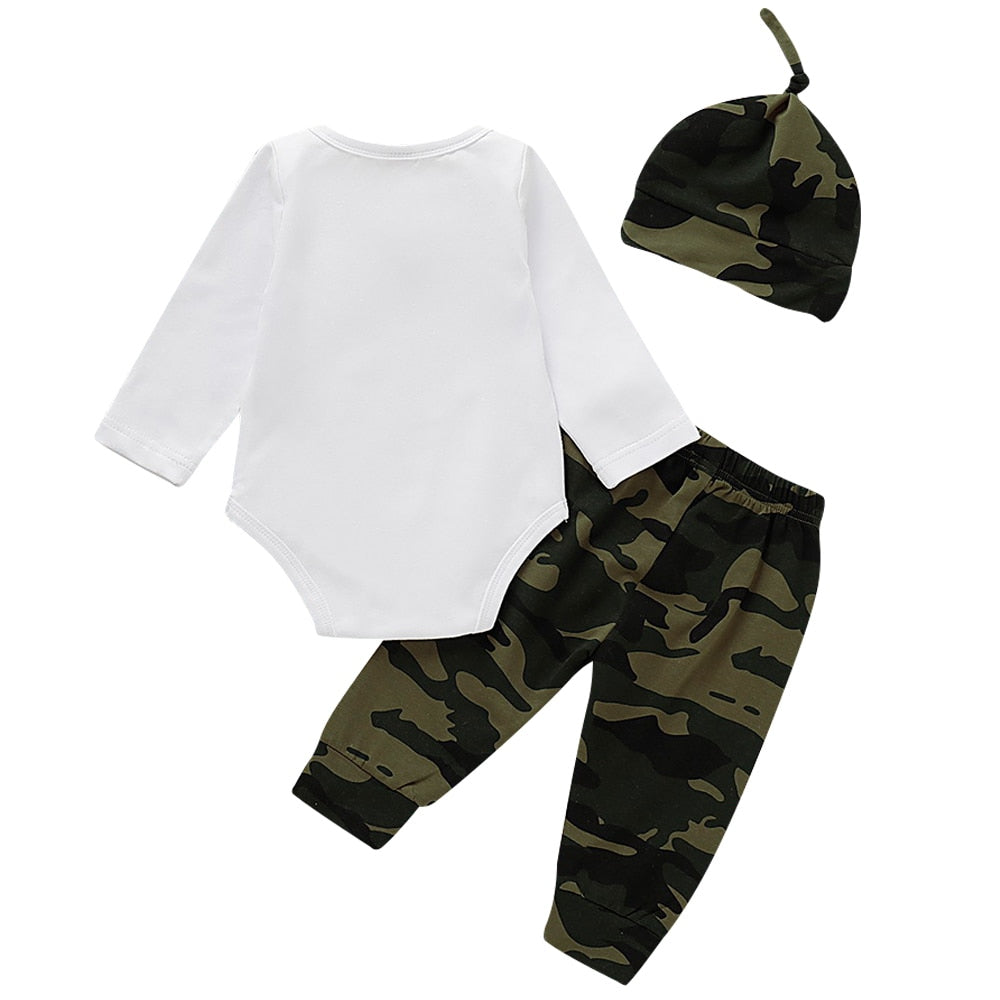 "ladies i have arrived" 3pcs camo outfit