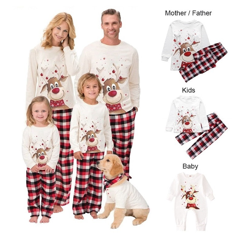 Reindeer Matching Pajamas for the family