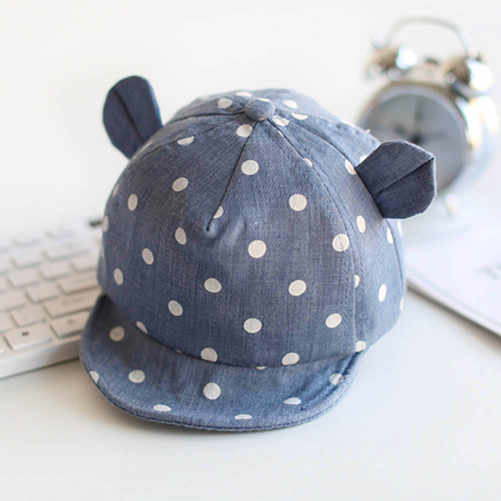 sun dot smiles polka dot hat