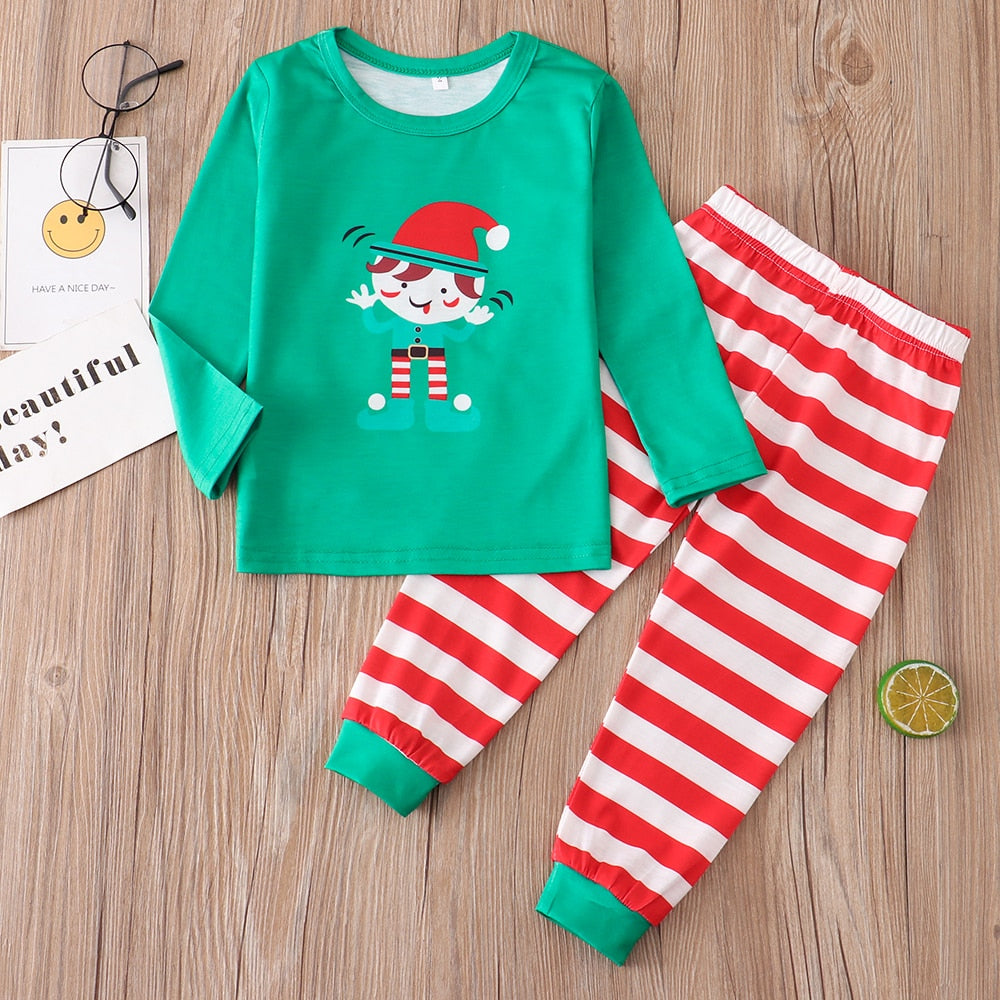 Funny Xmas Stop Elfing Around Family Matching Pajamas