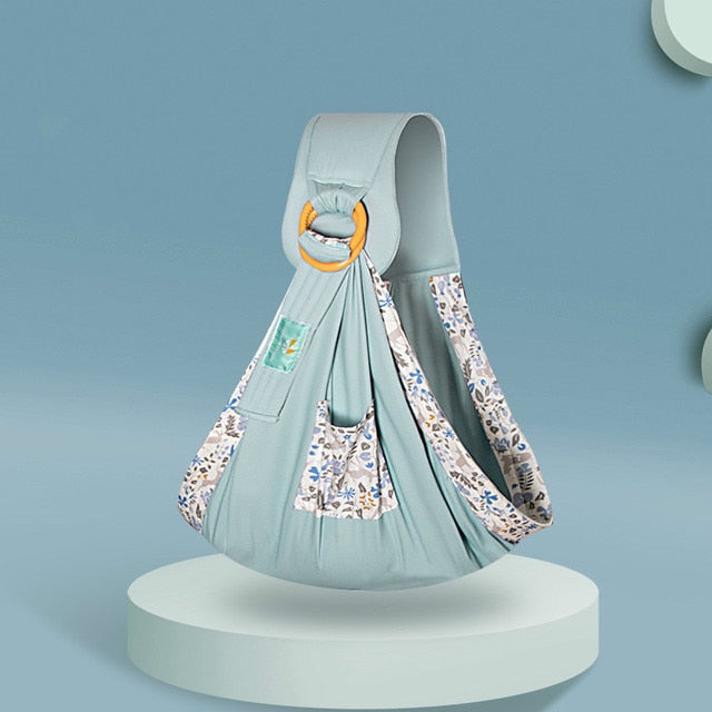 Cotton Wrap Sling Carrier Newborn Safety Ring Baby Carrier Comfortable Infant Kangaroo Bag