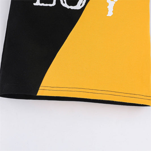 we are mama's boys Sleeveless Tops+Ripped Short Pants