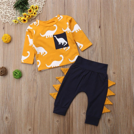 "Team Dinosaur" Long Pants Set 2pcs