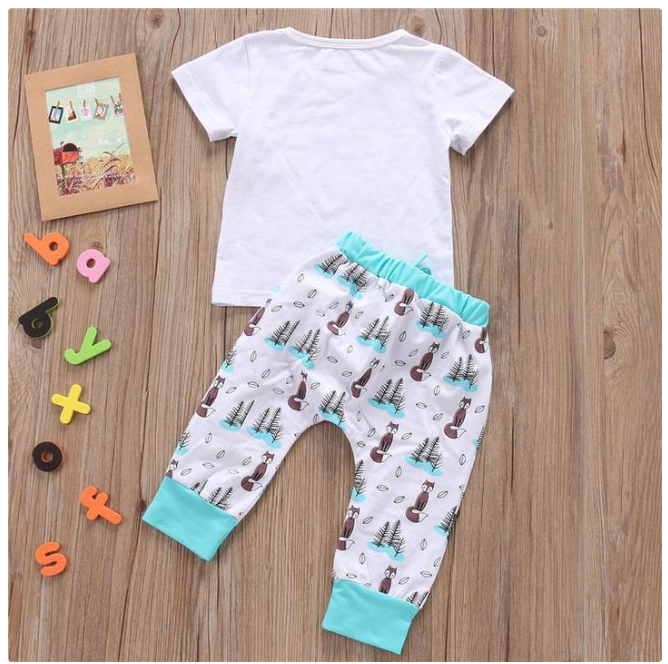 LITTLE DREAMER BABY BOY SUMMER 2-PIECE OUTFIT