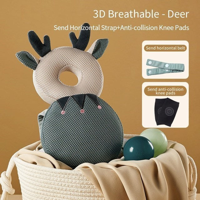 Baby Head Protection Headrest Security Pillows for todlders & newborns(knee pads not included)