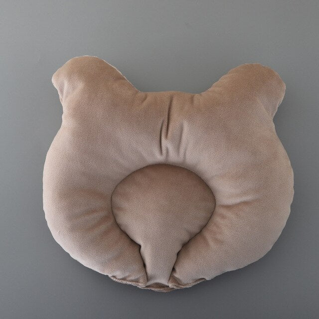 Newborn Baby U-Shaped Pillow Cotton Bear Eccentric Head Correction Shaping Pillow Children Beddings Baby Bed Products