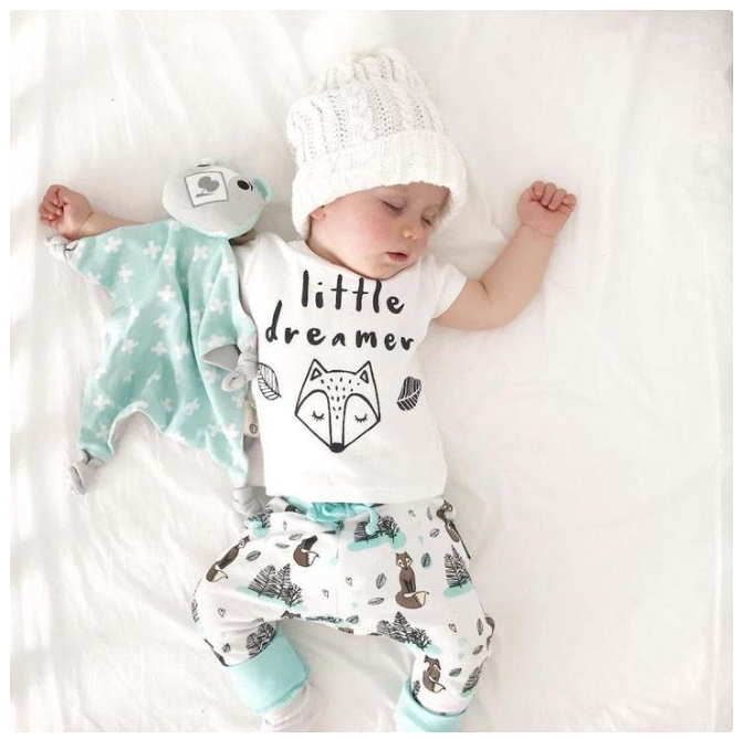 LITTLE DREAMER BABY BOY SUMMER 2-PIECE OUTFIT