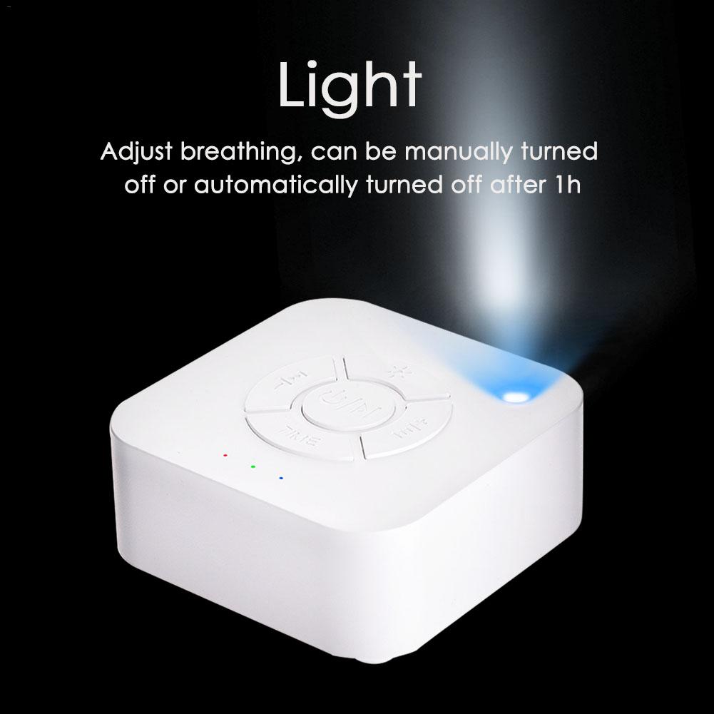 White Noise Machine USB Rechargeable Timed Shutdown Sleep Sound Machine For Sleeping & Relaxation for Baby Adult Office Travel