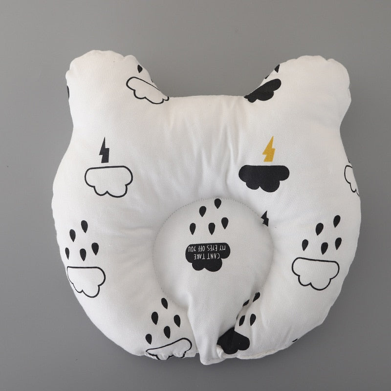 Newborn Baby U-Shaped Pillow Cotton Bear Eccentric Head Correction Shaping Pillow Children Beddings Baby Bed Products